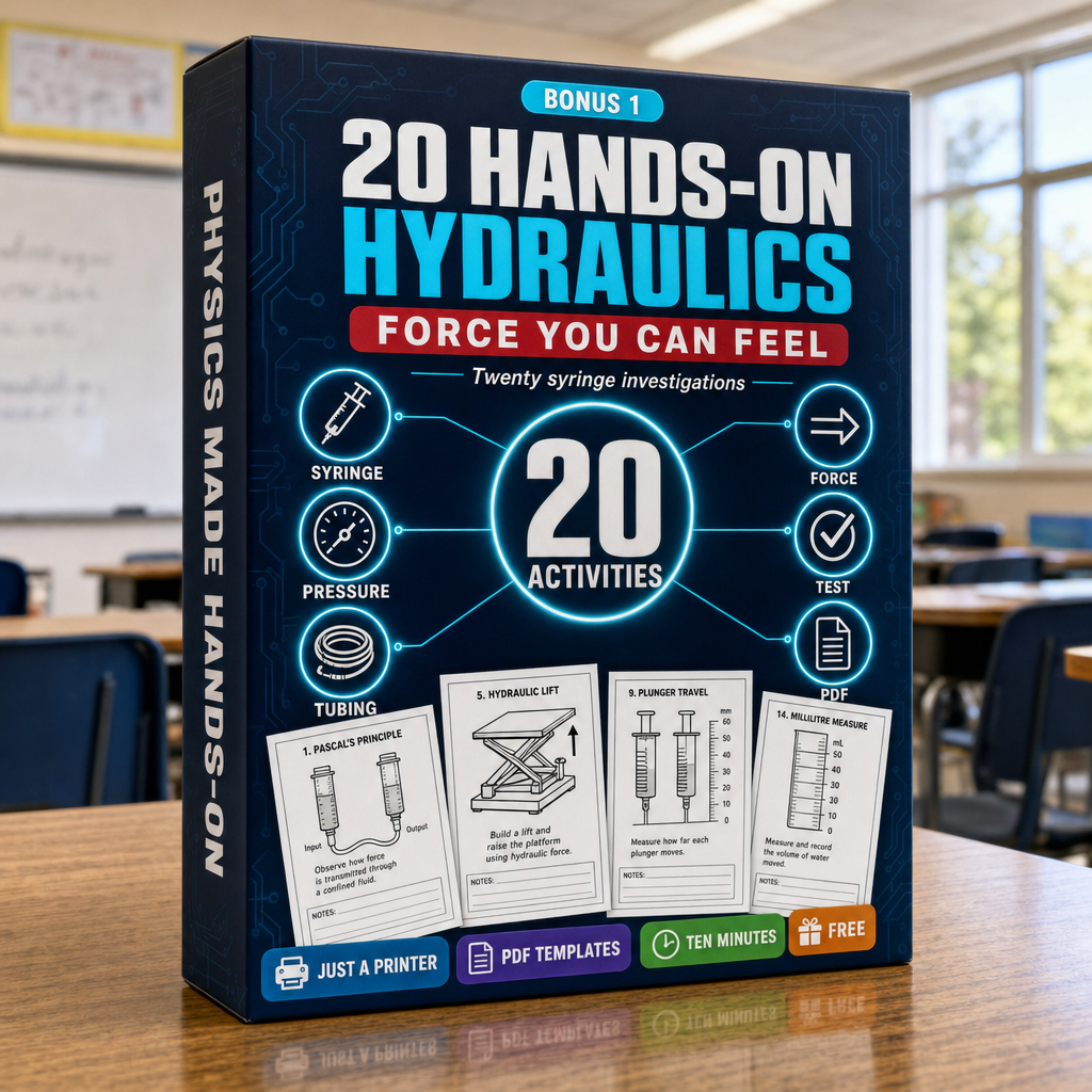 Bonus 1 — 20 Hands-On Hydraulics Activities