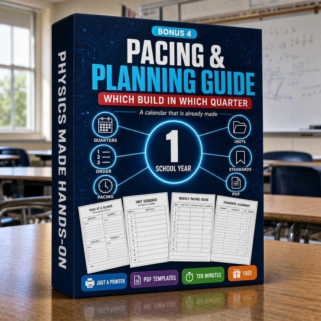 Bonus 4 — Pacing & Planning Guide