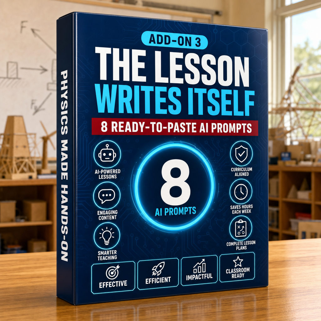 Add-on 3 — The Lesson Writes Itself